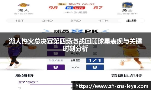 湖人热火总决赛第四场激战回顾球星表现与关键时刻分析